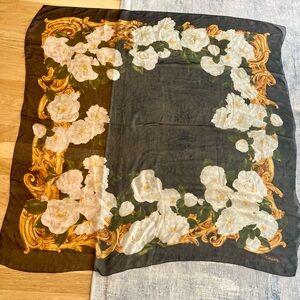 Vintage Chanel silk scarf pre owned